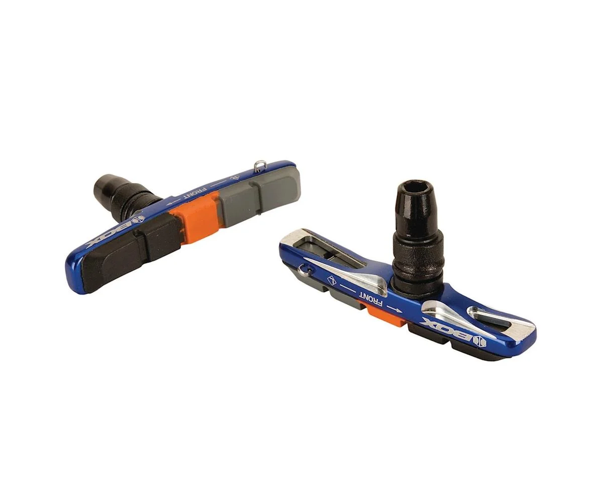 Box One V-Brake Pads (Blue) (1 Pair) (Threaded)
