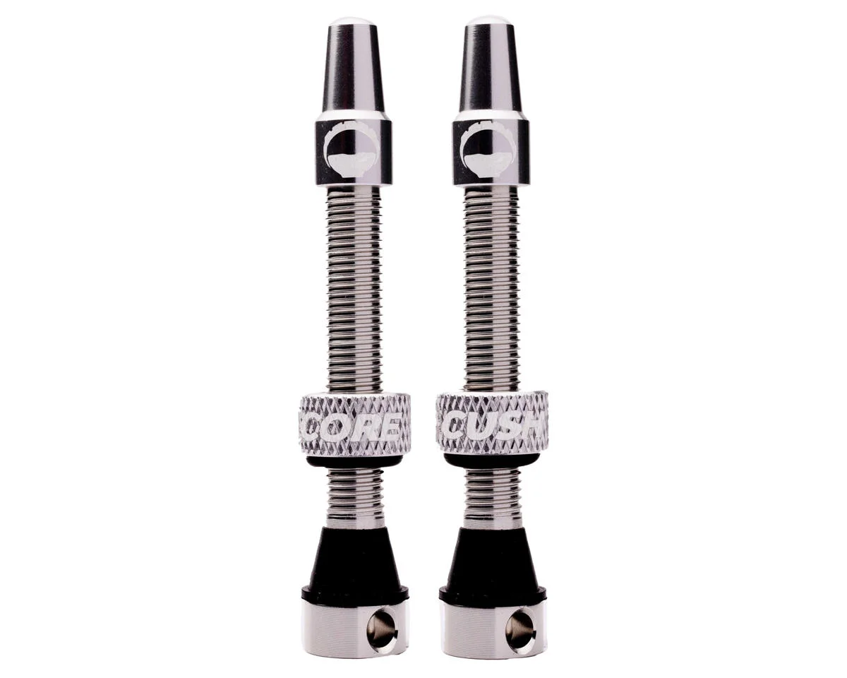 CushCore Air Valve Set (Silver) (55mm)