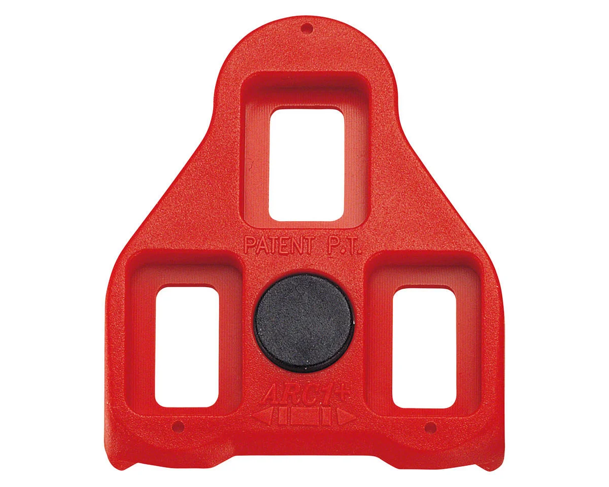 Exustar Look Delta Cleats (9°) (ARC 1) (Red)