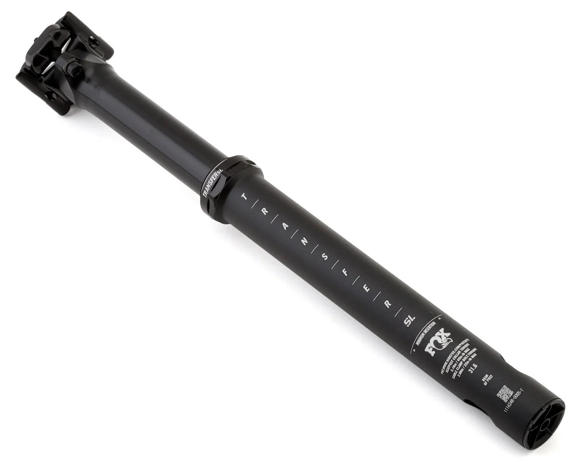 Fox Suspension Transfer SL Performance Elite Dropper Seatpost (Black) (31.6mm) (455mm) (100mm) (Internal Routing) (Re...