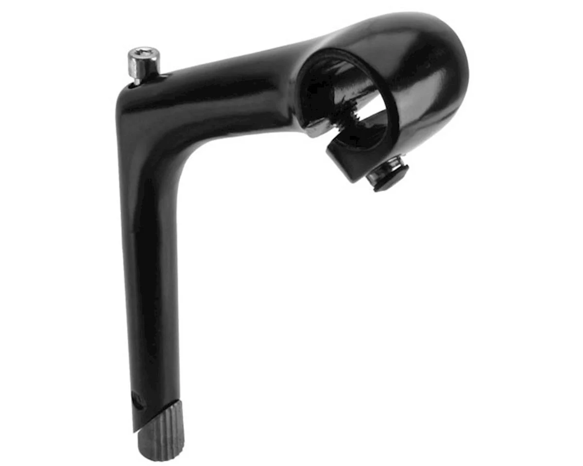 Kalloy Dirt Drop Quill Stem (Black) (25.4mm) (100mm) (25°) (1" Threaded Steerer)