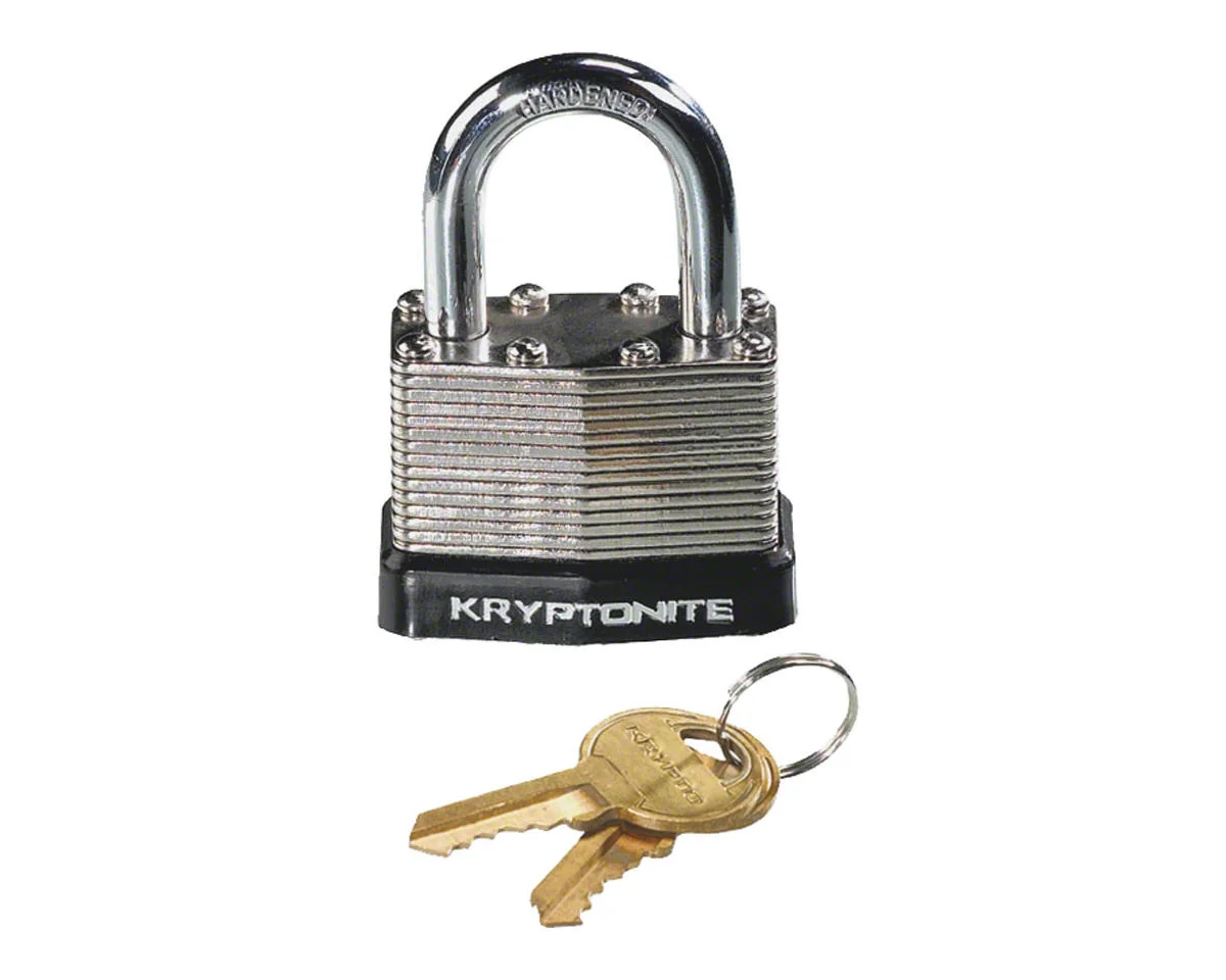 Kryptonite Laminated Steel Padlock w/ Flat Key
