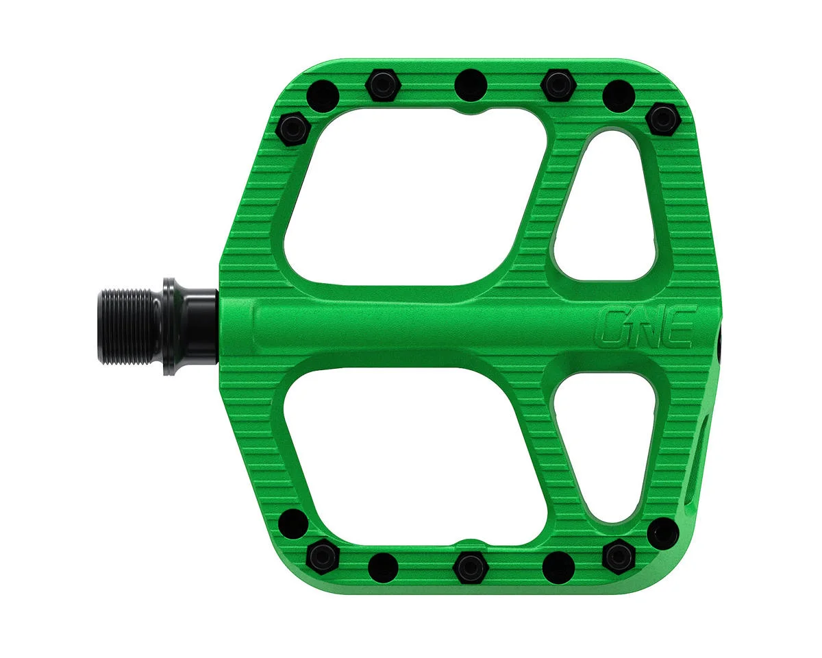 OneUp Components Comp Platform Pedals (Green) (9/16") (S)