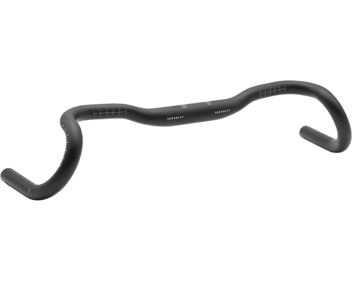 Redshift Sports Kitchen Sink Road Drop Handlebar (Black) (31.8mm) (50cm) (25° Flare)