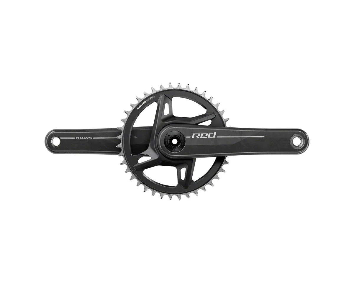 SRAM RED XPLR 1x Crankset (Natural Carbon) (12/13 Speed) (DUB Wide) (167.5mm) (40T) (E1)
