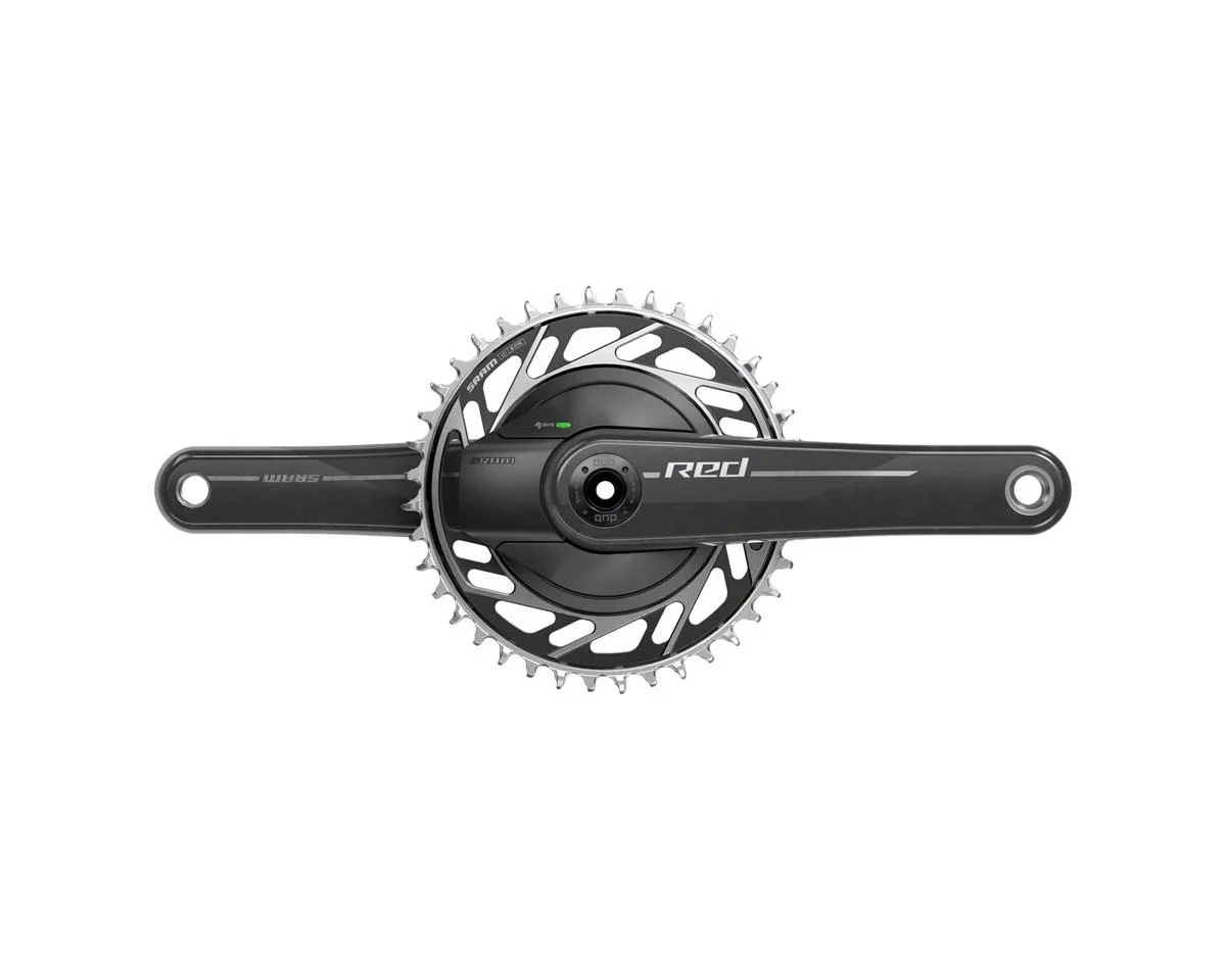 SRAM RED XPLR AXS 1x Power Meter Crankset (Natural Carbon) (12/13 Speed) (175mm) (40T) (DUB Wide) (E1)