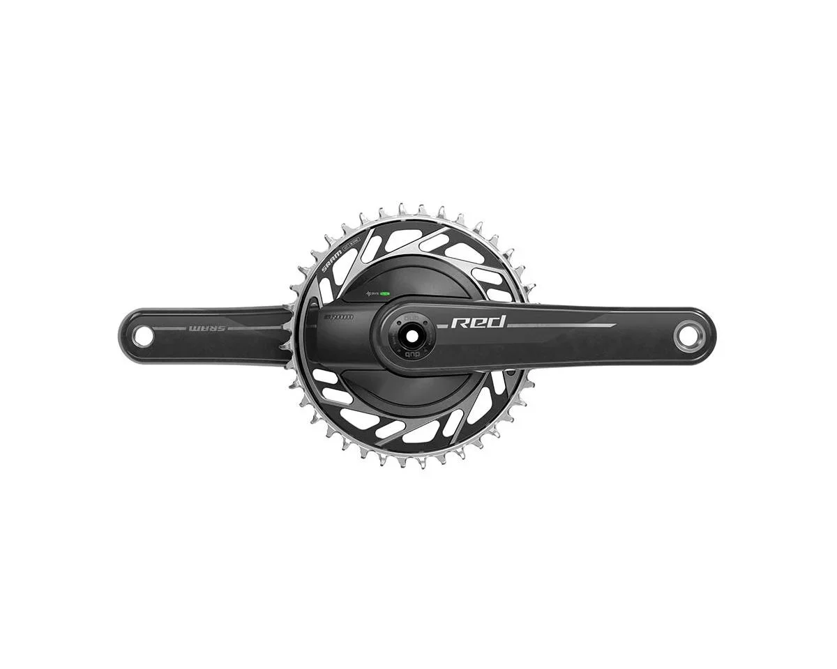 SRAM RED XPLR AXS 1x Power Meter Crankset (Natural Carbon) (12/13 Speed) (165mm) (42T) (DUB Wide) (E1)