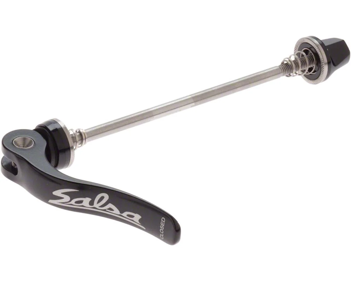 Salsa Front Stainless Flip-Off Skewer (Black)