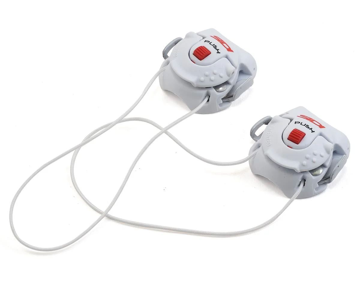 Sidi Tecno-3 Push Buckles (White) (Short)