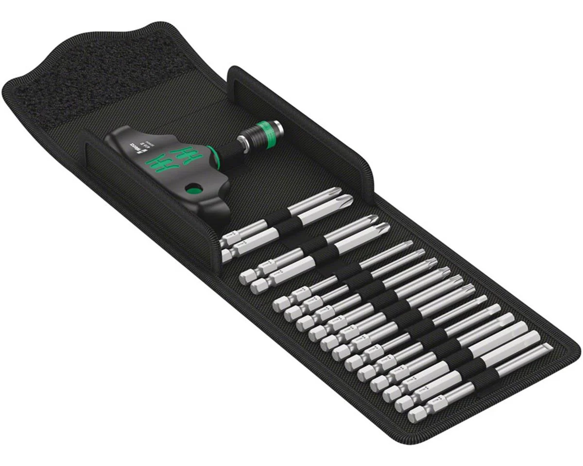 Wera Kraftform Kompakt 400 T-Handle Screwdriver & Bit Set