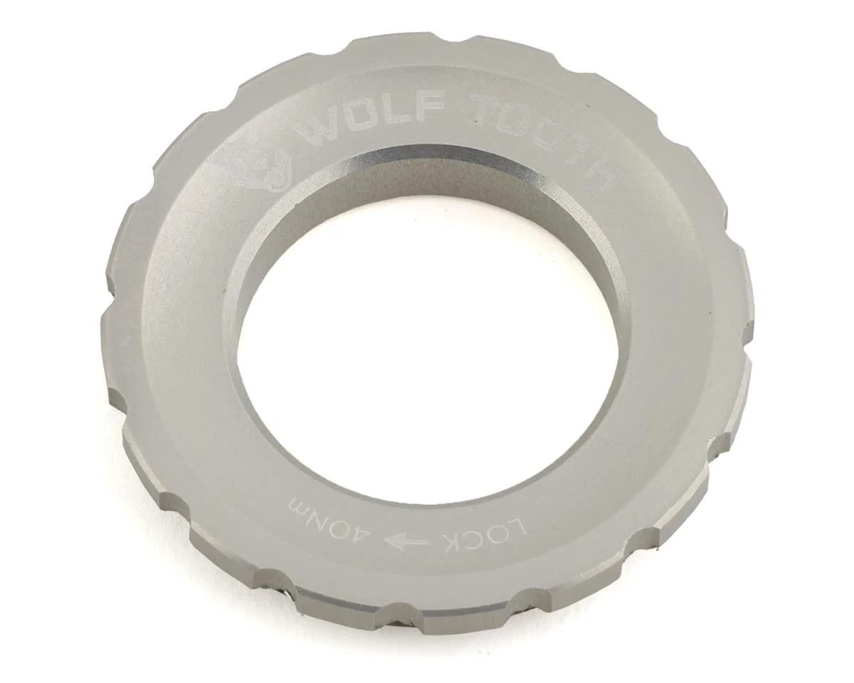 Wolf Tooth Components Centerlock Rotor Lockring (Silver) (External Spline)